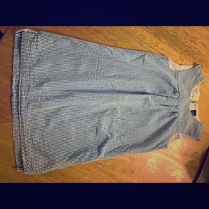 Baby Gap blue & white stripe dress
